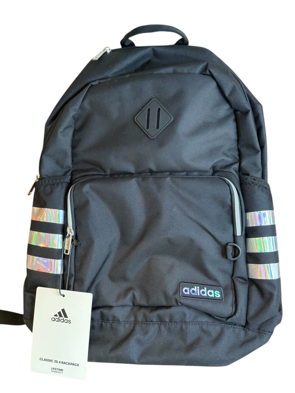 Adidas Classic 3S 4 Backpack Black Reflective Tape